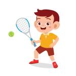 Imagen kid playing tennis